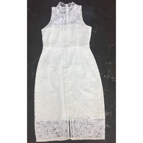 Eliza J Illusion‎ Lace Cocktail Dress Size 6 - Picture 9 of 12